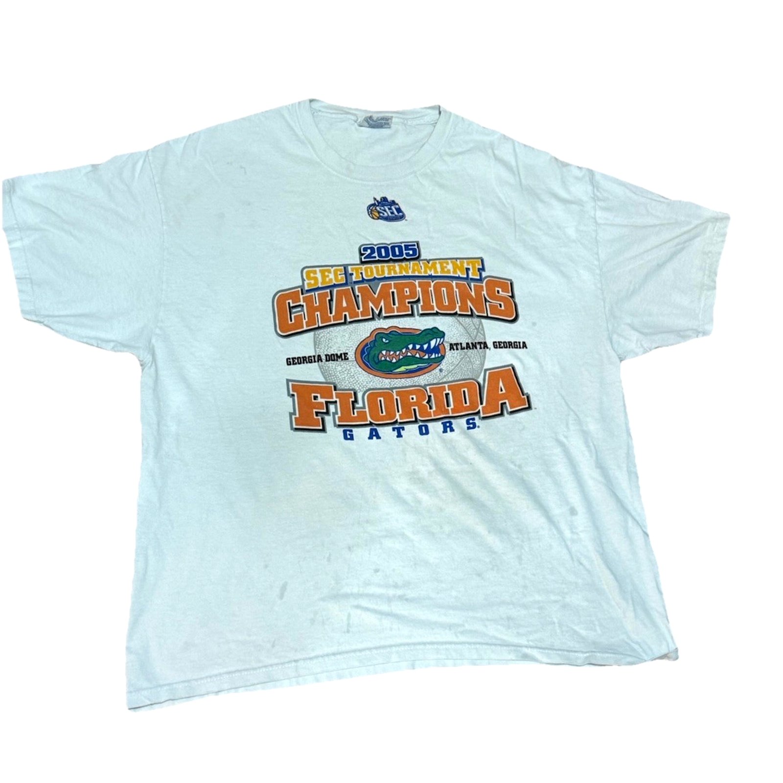 Vintage 2005 Florida Gators Sec Basketball Championship T Shirt Mens Xl